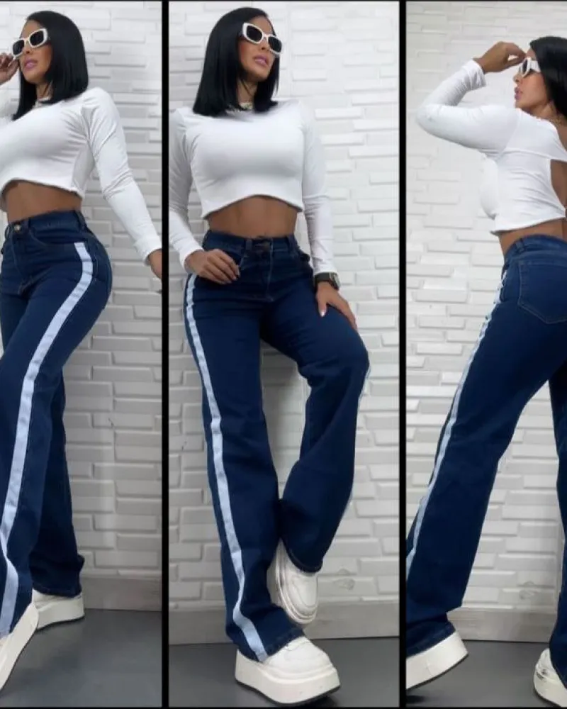 Pantalon Raya Oscuro